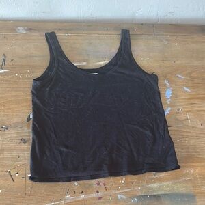 Mate the Label Black Cotton Tank S